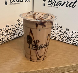 Cold iced chocolate